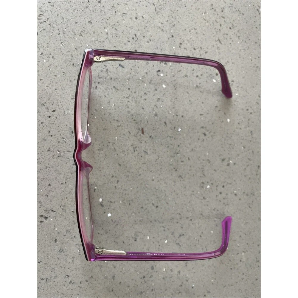 Lagino ET3824 Eyeglasses Frames ONLY 47-17-130 - Italy purple full rim rectangle